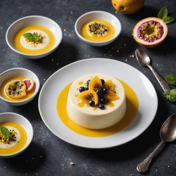 Quels sont les secrets pour une panna cotta au chocolat blanc et fruit de la passion ?